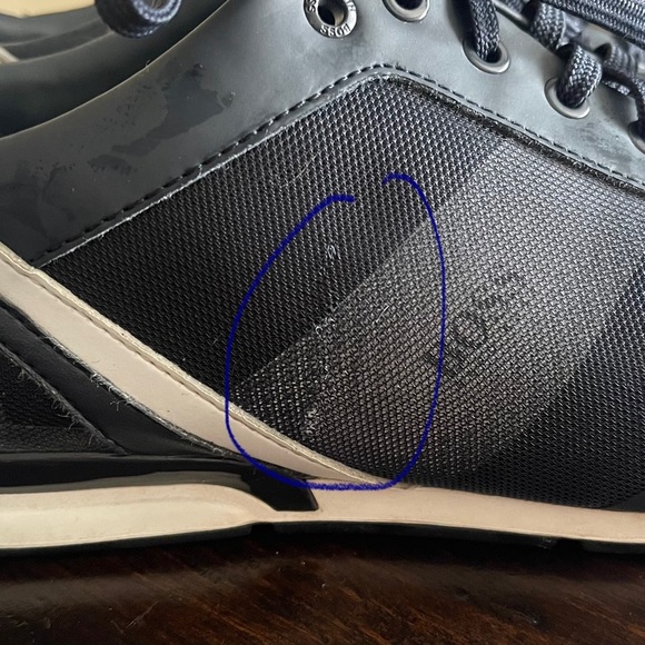 Hugo Boss Men's Saturn Low Profile Mesh Sneaker - Picture 12 of 16